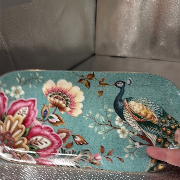 Grace Teaware Peacock Lotus Garden Sugar Bowl and Creamer set - Picture 9 of 14